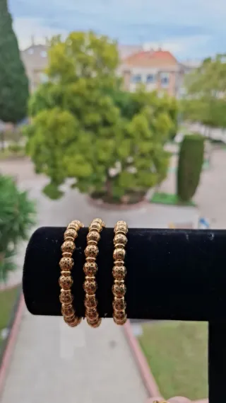 Pulseras Acero Inoxidable Doradas