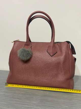 Borsa donna elegante color Borgogna glitter