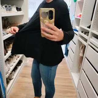 Camiseta premamá negra