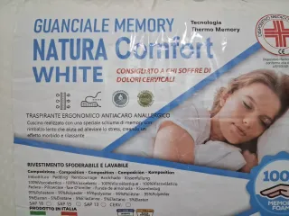 Guanciale Memory Natura Comfort Bianco