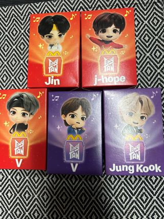 TinyTAN McDonald's 5 pezzi