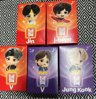 TinyTAN McDonald's 5 pezzi