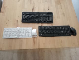 Set 3 Teclados (Negro y Blanco)