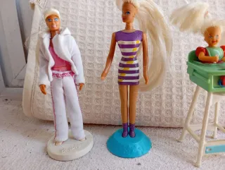 Set 4 Mini Barbie da Collezione