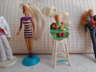 Set 4 Mini Barbie da Collezione