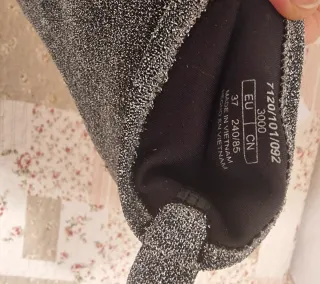 Botines tela gris plateado - Zara