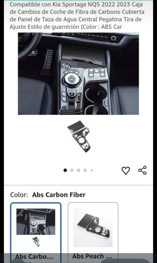 Molduras carbono Kia sportage NQ5