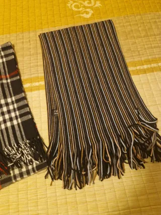 Lotto 2 sciarpe lana unisex