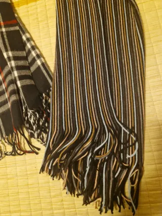 Lotto 2 sciarpe lana unisex