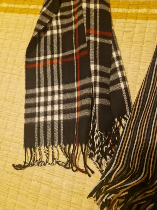 Lotto 2 sciarpe lana unisex