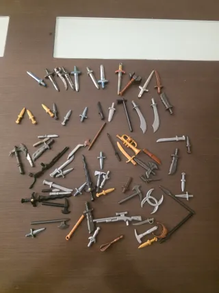 Lote de armas Playmobil apartir de 0,20 unidad