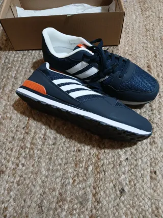 Zapatillas Adidas Azul y Naranja
