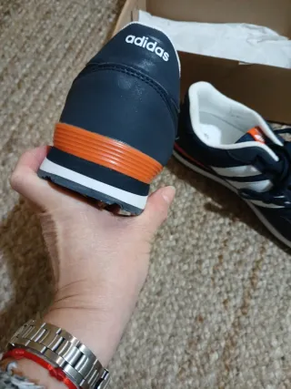 Zapatillas Adidas Azul y Naranja