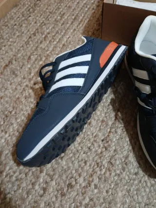 Zapatillas Adidas Azul y Naranja