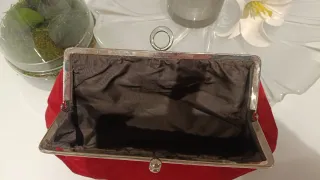 Bolso de mano clutch rojo