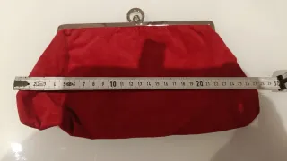 Bolso de mano clutch rojo