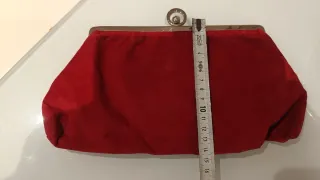 Bolso de mano clutch rojo