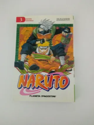 Mangas Naruto y figura