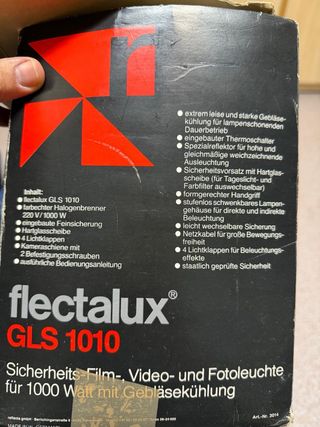 Foco profesional de luz para video