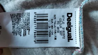 Chaqueta Desigual Talla L Rayas y Flores