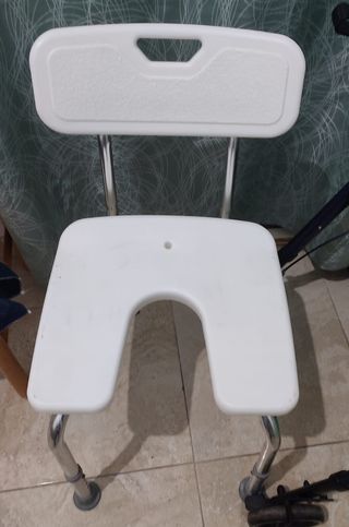 Silla de ruedas, andador y ducha