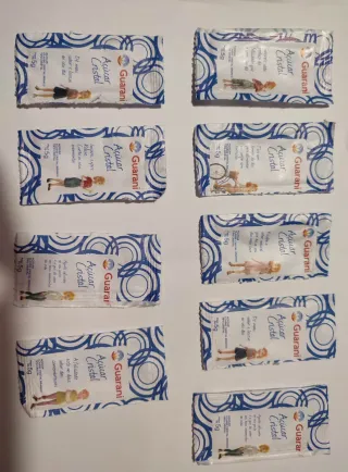 Lote8 Azucarillos vacios Pais Brasil 🇧🇷