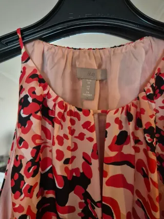 Vestido Longo H&M Estampado Tam. 38