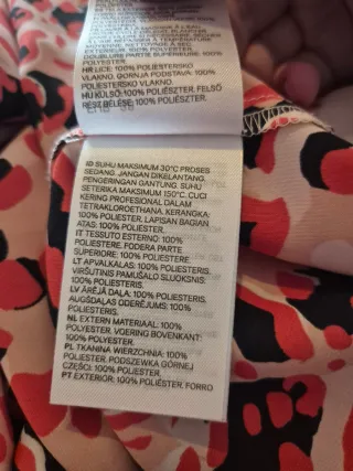 Vestido Longo H&M Estampado Tam. 38