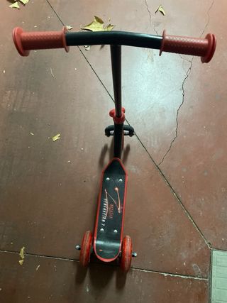 Patinete infantil 3 ruedas rojo