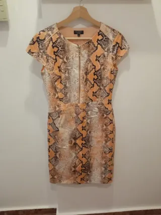 Vestido ZENDRA estampado serpiente T40