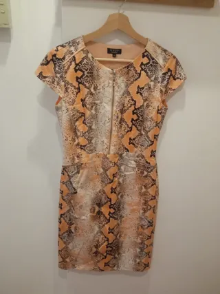 Vestido ZENDRA estampado serpiente T40