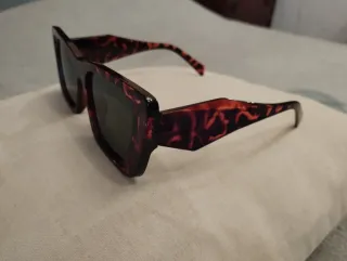 Occhiali da sole quadrati tartaruga