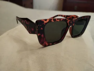 Occhiali da sole quadrati tartaruga