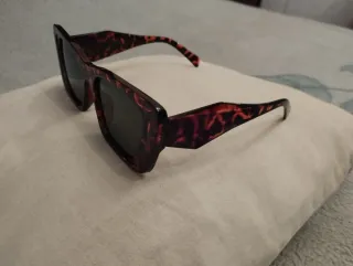 Occhiali da sole quadrati tartaruga