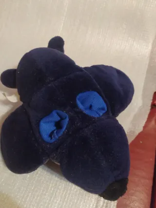 Peluche de Marioneta avión con 2 ositos piloto