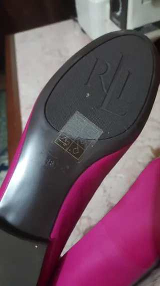 Bailarinas Ralph Lauren Rosa y Doradas 40 € los do