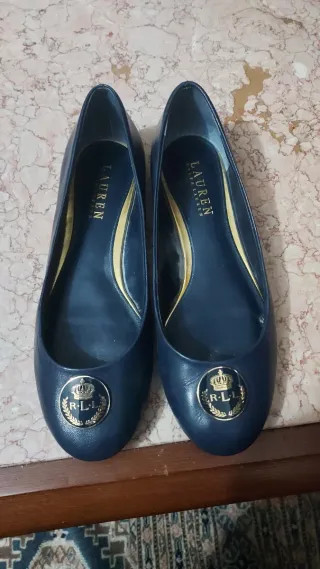 Bailarinas Ralph Lauren Rosa y Doradas 40 € los do