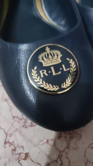 Bailarinas Ralph Lauren Rosa y Doradas 40 € los do