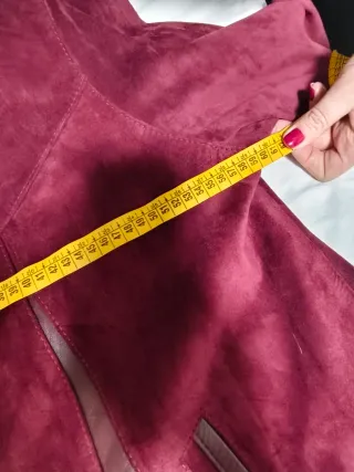 Chaqueta vintage ante y piel