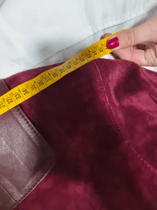 Chaqueta vintage ante y piel