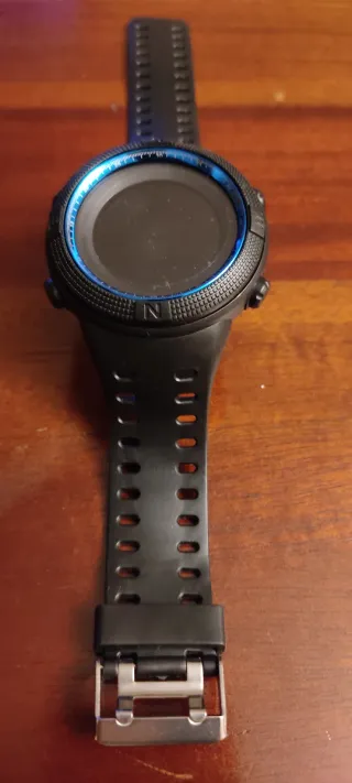 Reloj Digital Negro y Azul