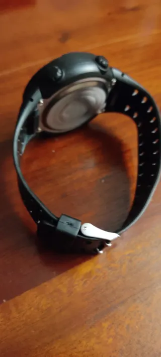 Reloj Digital Negro y Azul