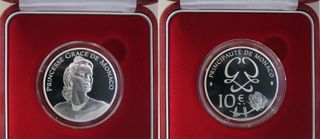 Mónaco 2019 Grace Kelly 10€ Plata