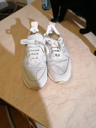 Scarpe sportive donna grigio rosa e bianche