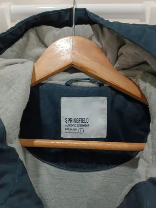 Parka verde hombre talla L