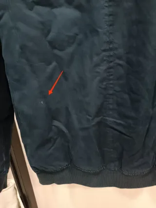 Parka verde hombre talla L