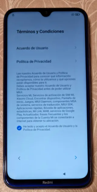 Xiaomi Redmi Note 8 Blu