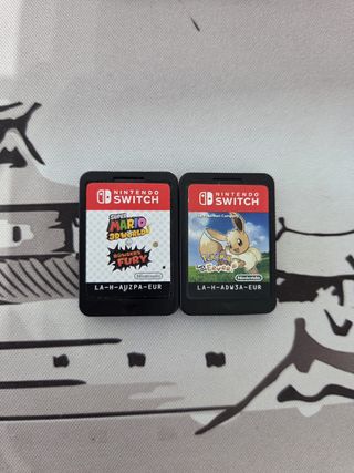 Super Mario 3d World y Pokémon Lets go Pikachu