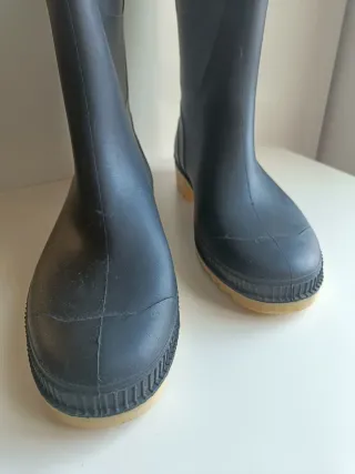 Botas de agua altas Venus negras