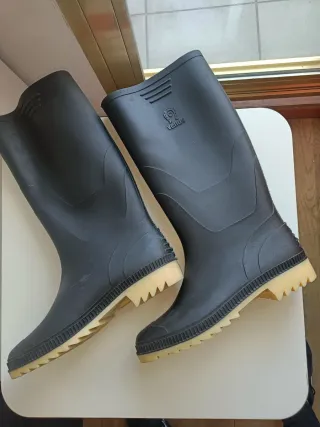 Botas de agua altas Venus negras